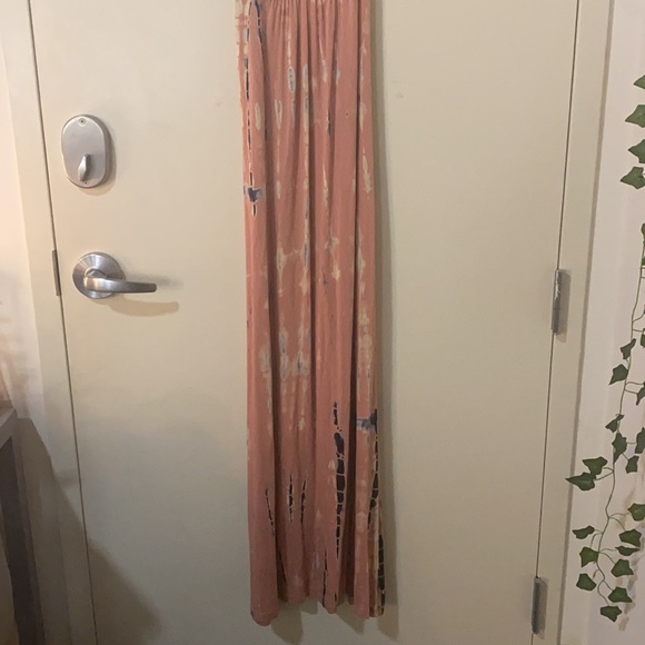 Pink Tie Dye Maxi Dress - Picture 2 of 4